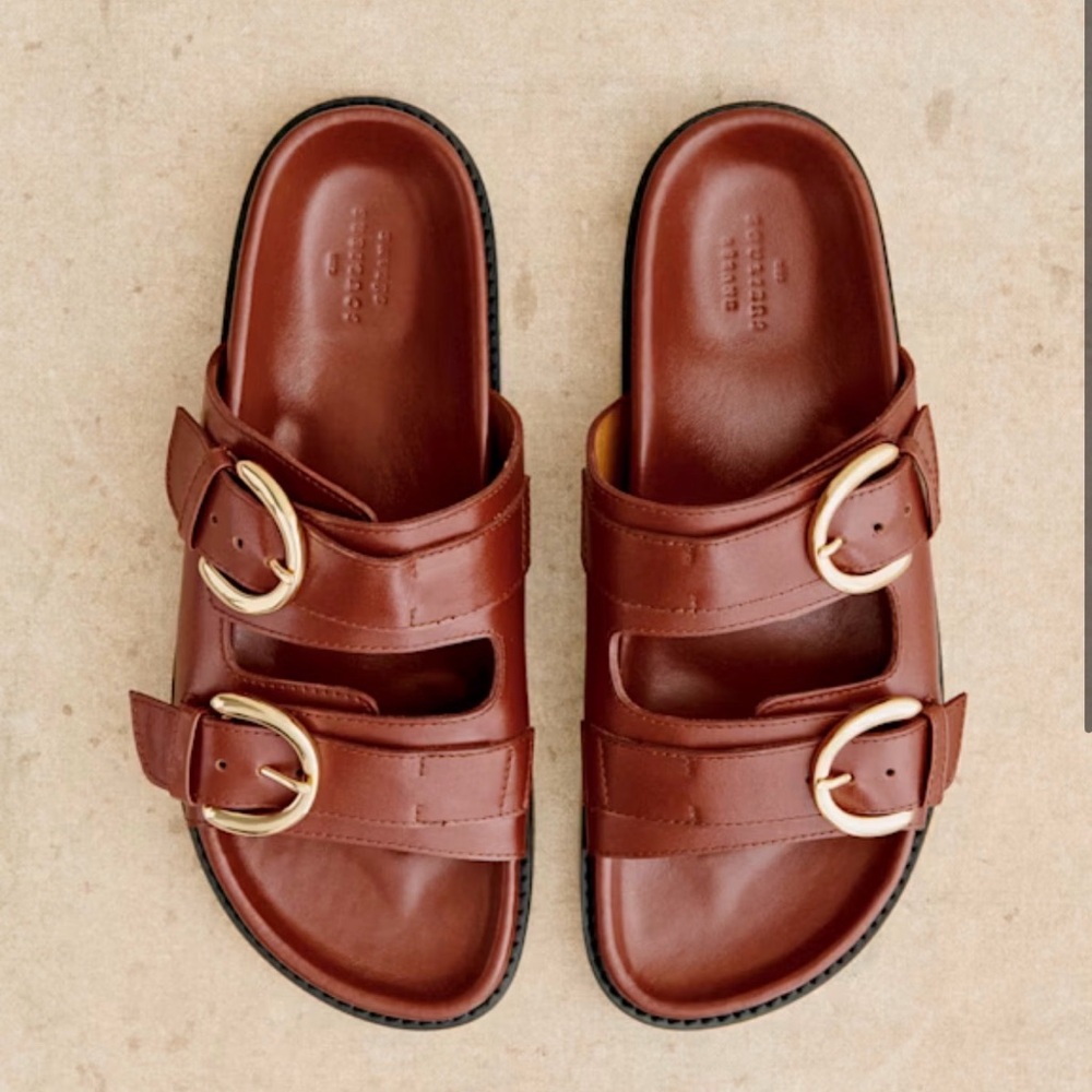 Sezane Lenny Low mules